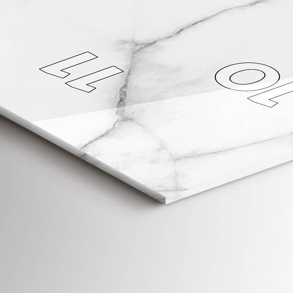 Vertikale Uhr Dekorativer Marmor