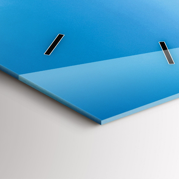 Vertikale Uhr mit motiv Tropische Insel