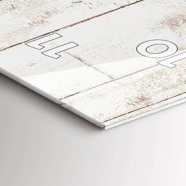 Vertikale Uhr Helle Holzbretter