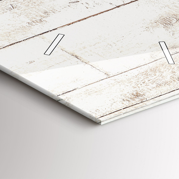 Vertikale Uhr Helle Holzbretter