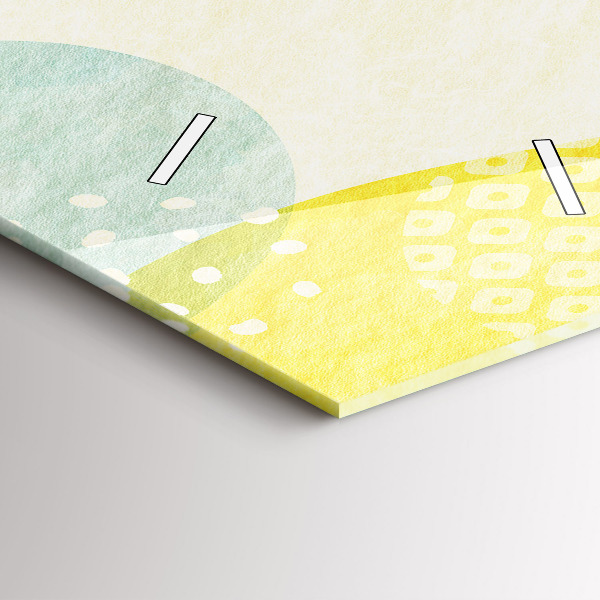 Vertikale Uhr Gemusterter Rahmen