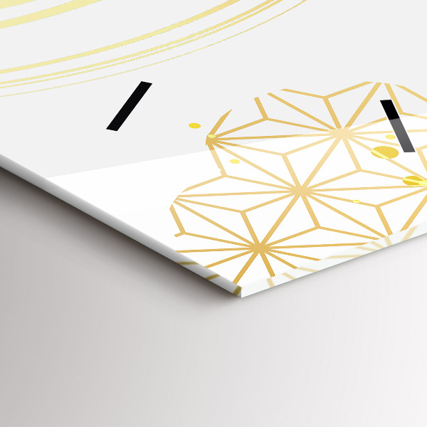 Vertikale Uhr mit motiv Dekoratives Muster