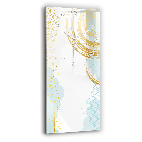 Vertikale Uhr mit motiv Dekoratives Muster