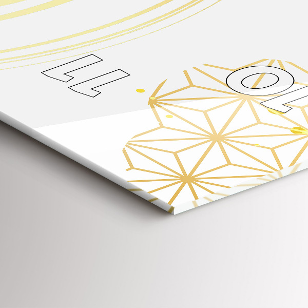 Vertikale Uhr mit motiv Dekoratives Muster