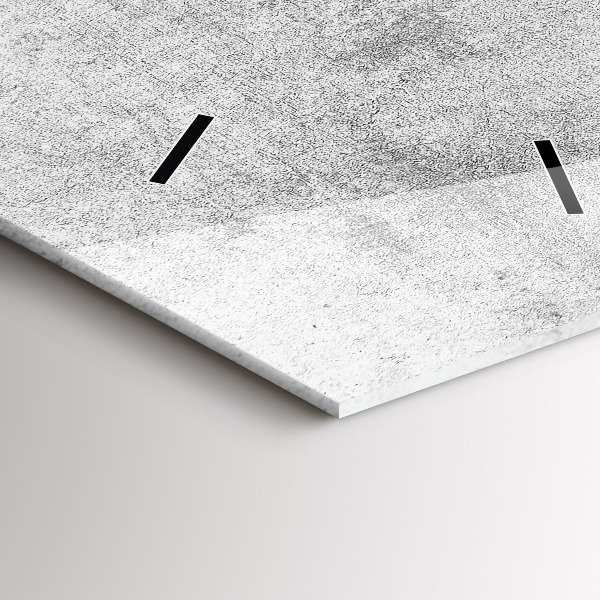 Vertikale Uhr Betonwand