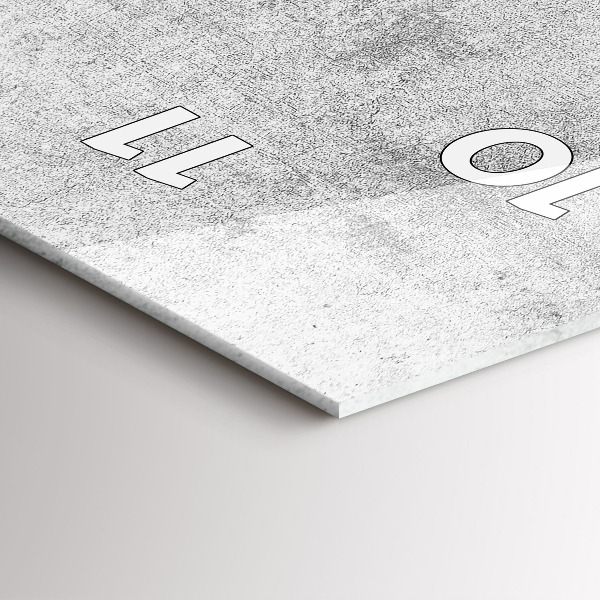 Vertikale Uhr Betonwand