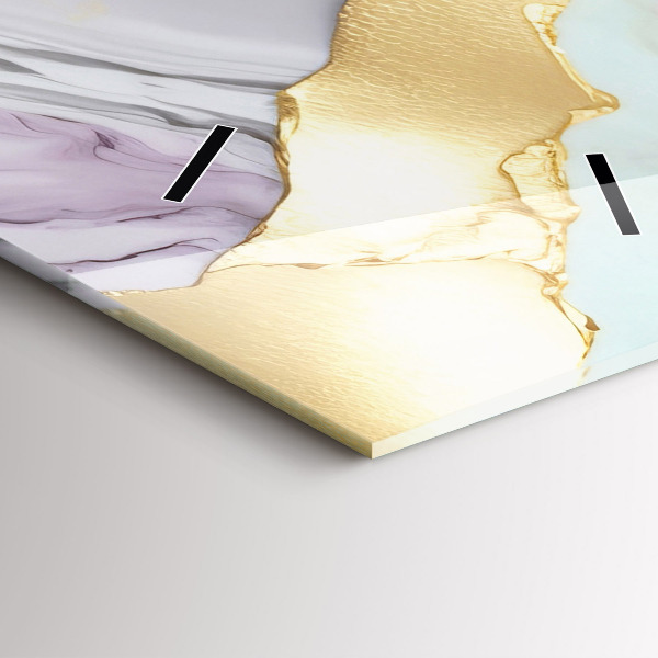 Vertikale Uhr mit motiv Marmor-Muster