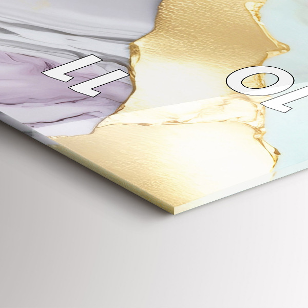 Vertikale Uhr mit motiv Marmor-Muster