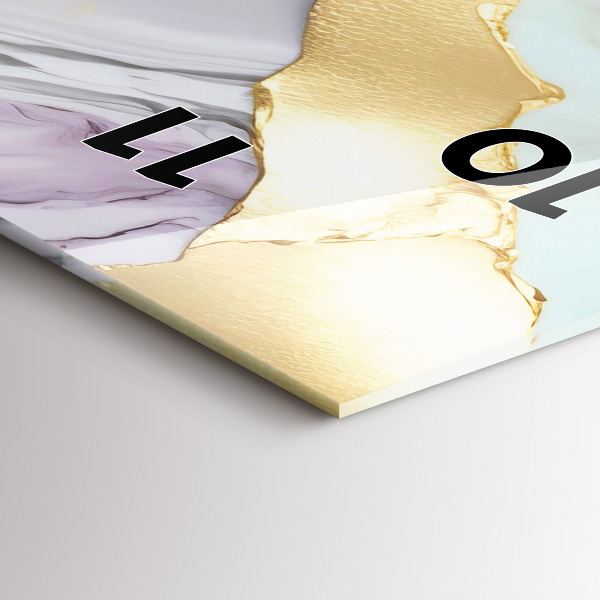 Vertikale Uhr mit motiv Marmor-Muster