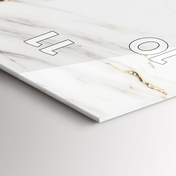 Vertikale Uhr Dekorativer Marmor