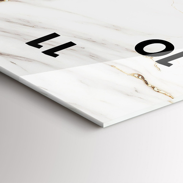 Vertikale Uhr Dekorativer Marmor