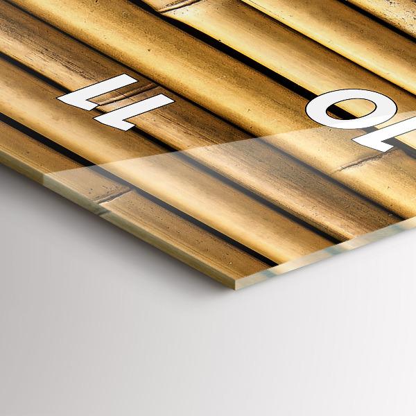 Vertikale Uhr Bambus Stangen