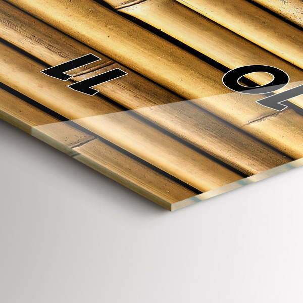 Vertikale Uhr Bambus Stangen