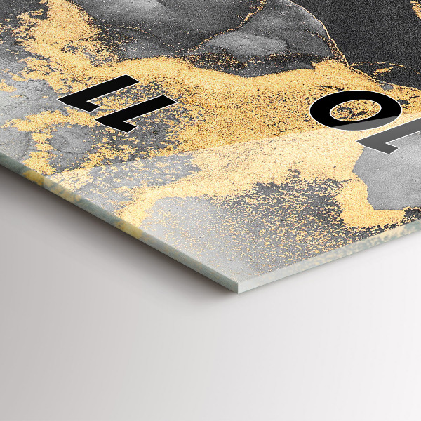 Vertikale Uhr Kunstvoller Marmor