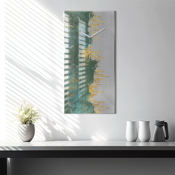 Vertikale Uhr mit motiv Dekoratives Muster