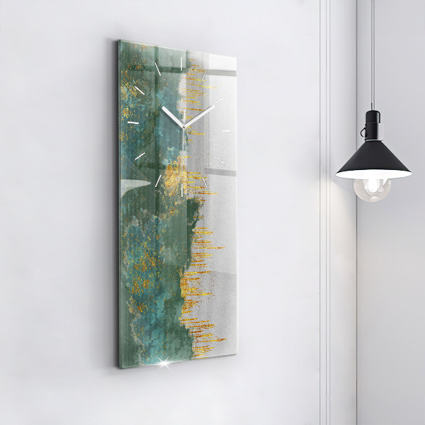 Vertikale Uhr mit motiv Dekoratives Muster