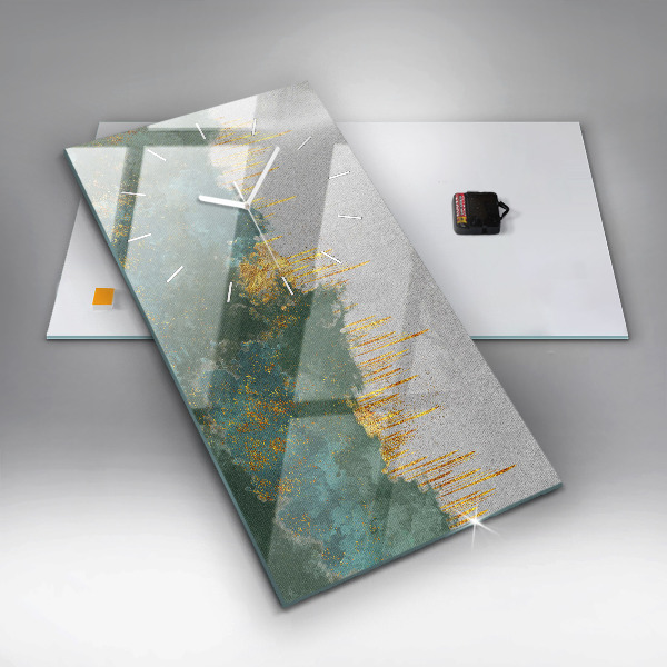 Vertikale Uhr mit motiv Dekoratives Muster