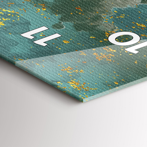 Vertikale Uhr mit motiv Dekoratives Muster