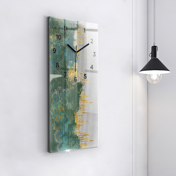 Vertikale Uhr mit motiv Dekoratives Muster