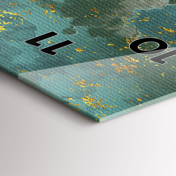 Vertikale Uhr mit motiv Dekoratives Muster