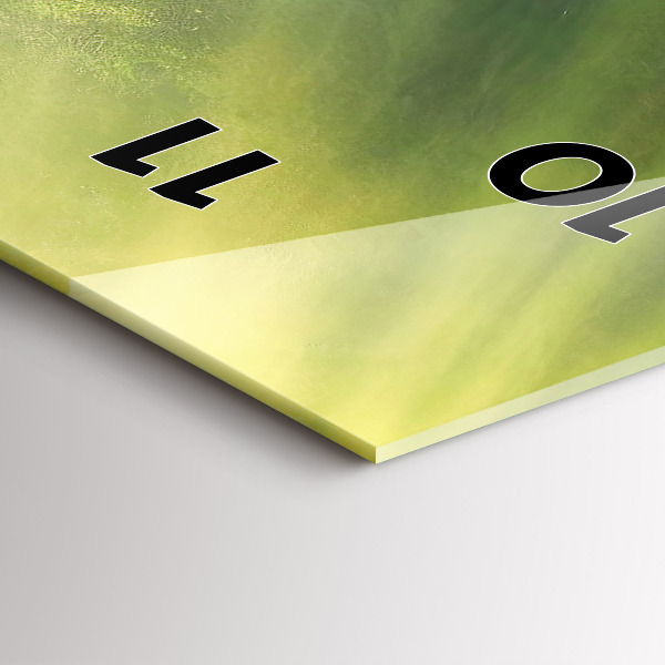 Vertikale Uhr mit motiv Wasserfall und Felsen