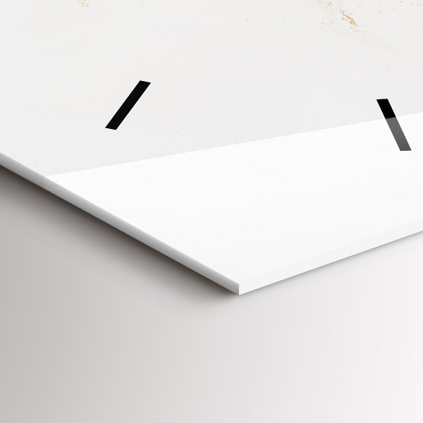 Vertikale Uhr mit motiv Marmoriertes Muster