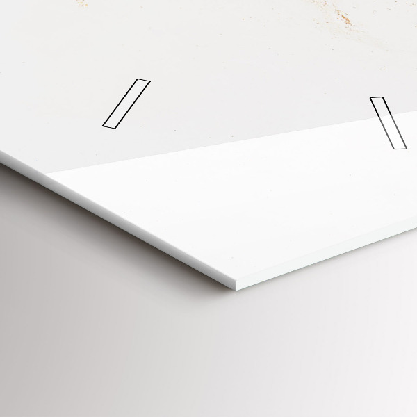 Vertikale Uhr mit motiv Marmoriertes Muster