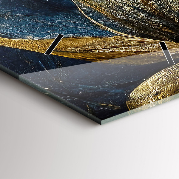 Vertikale Uhr mit motiv Dekorative Blumen