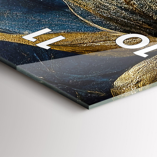 Vertikale Uhr mit motiv Dekorative Blumen