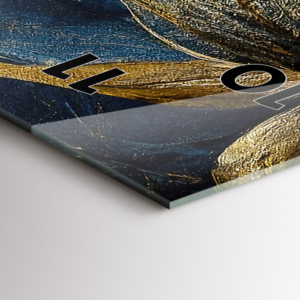 Vertikale Uhr mit motiv Dekorative Blumen