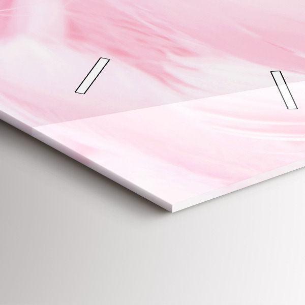 Vertikale Uhr Federn abstrakt