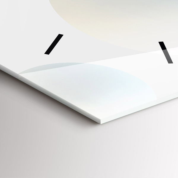 Vertikale Uhr mit motiv Bälle abstrakt