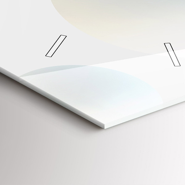 Vertikale Uhr mit motiv Bälle abstrakt