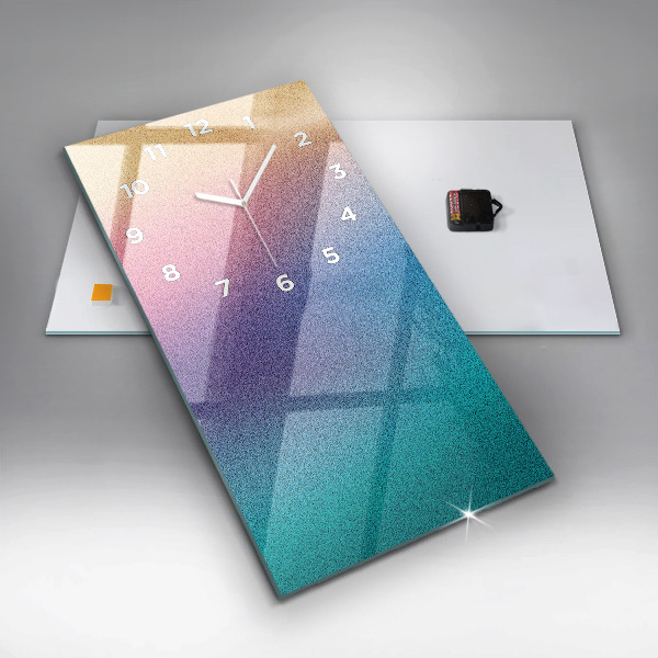 Vertikale Uhr Muster mit Farbverlauf