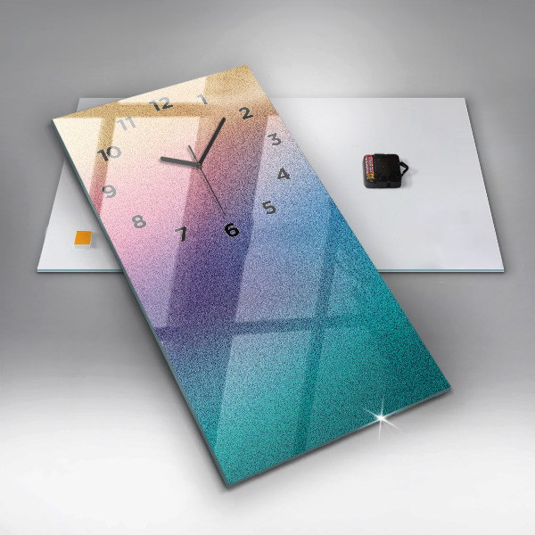 Vertikale Uhr Muster mit Farbverlauf