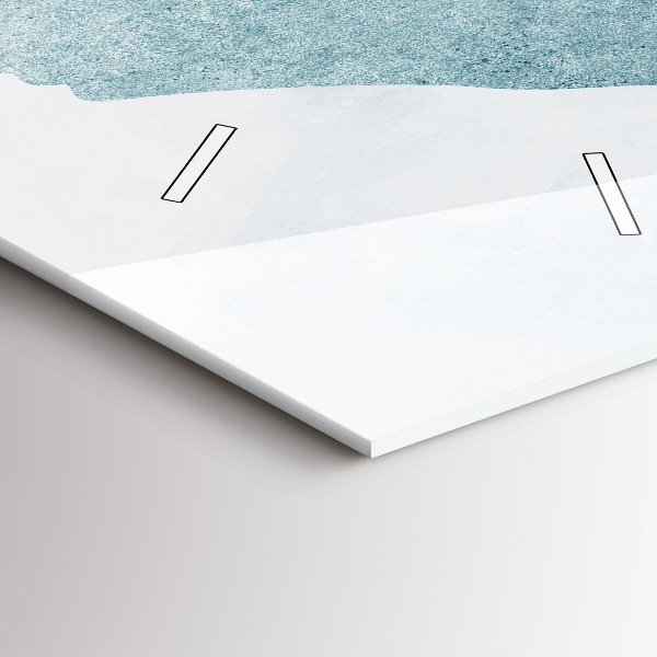 Vertikale Uhr Abstrakter Wal