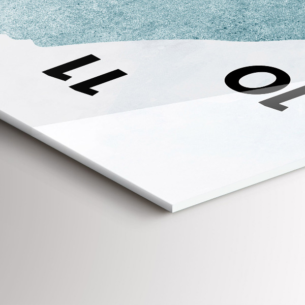 Vertikale Uhr Abstrakter Wal