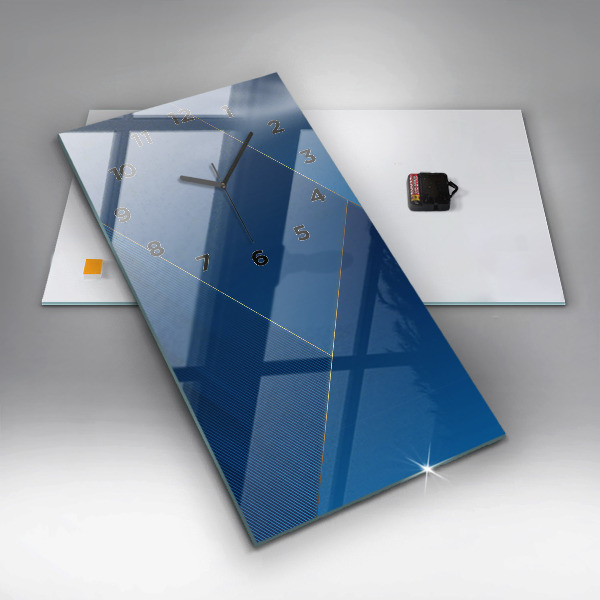 Vertikale Uhr Ornamentale Abstraktion