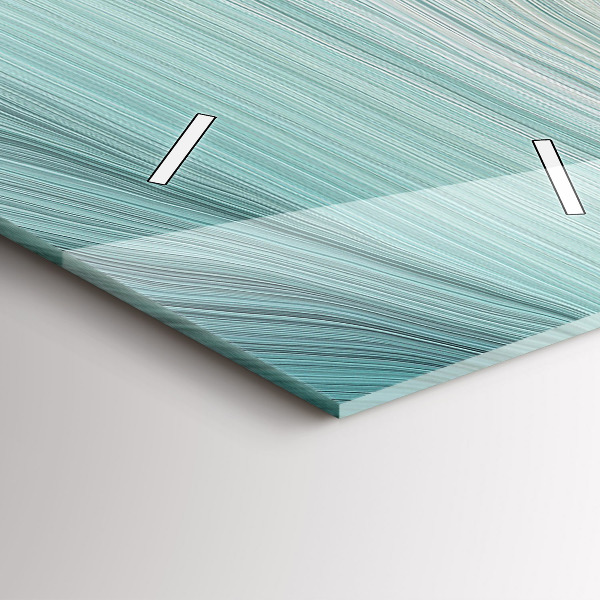 Vertikale Uhr mit motiv Wellenförmige Abstraktion