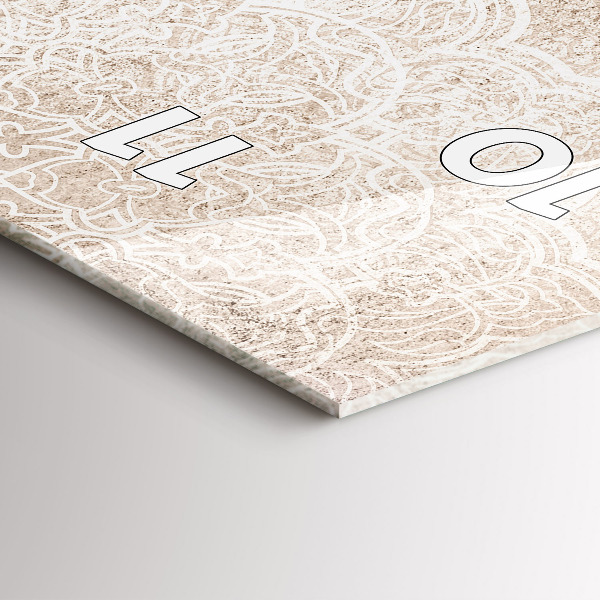 Vertikale Uhr Dekoratives Muster