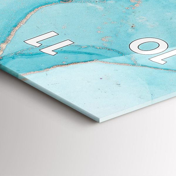 Vertikale Uhr Dekorativer Marmor