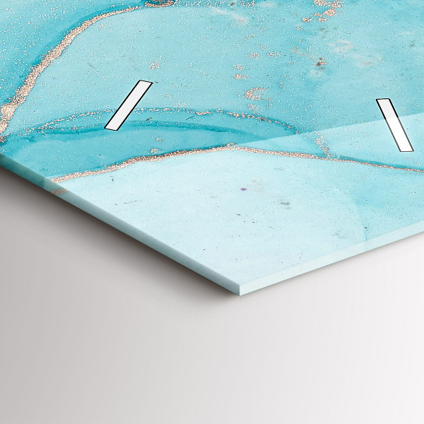 Vertikale Uhr Dekorativer Marmor