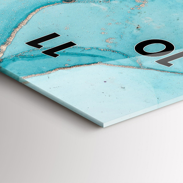 Vertikale Uhr Dekorativer Marmor