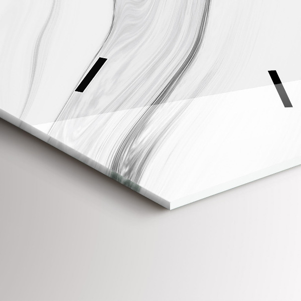 Vertikale Uhr mit motiv Dekorativer Marmor