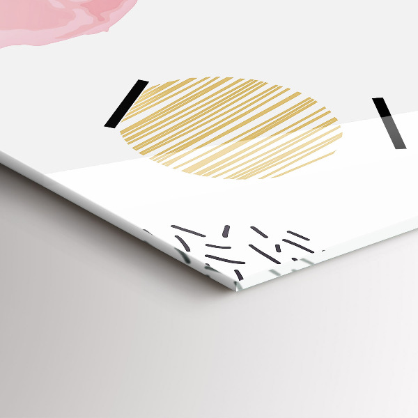 Vertikale Uhr Geometrisches Muster