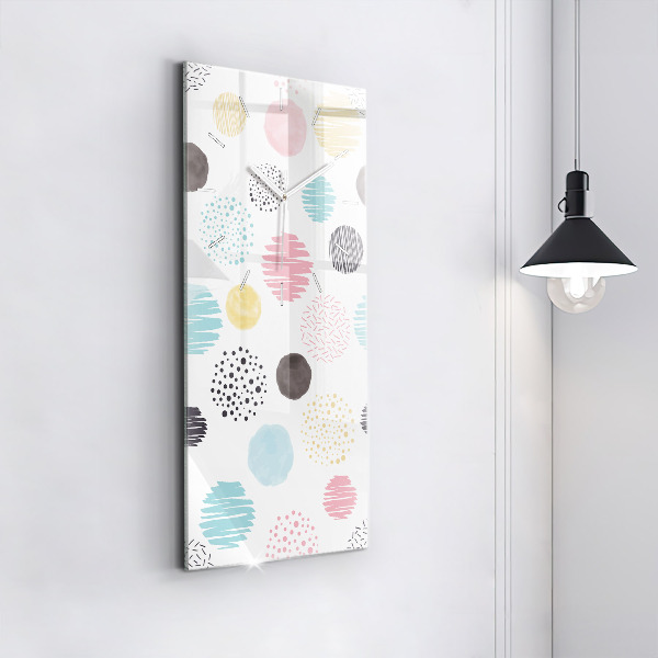 Vertikale Uhr Geometrisches Muster