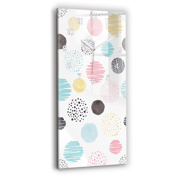 Vertikale Uhr Geometrisches Muster