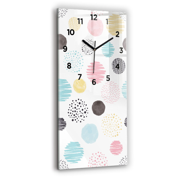 Vertikale Uhr Geometrisches Muster