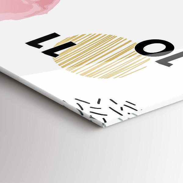 Vertikale Uhr Geometrisches Muster