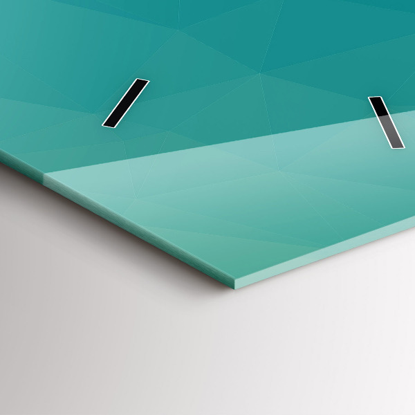 Vertikale Uhr mit motiv Marine Abstraktion